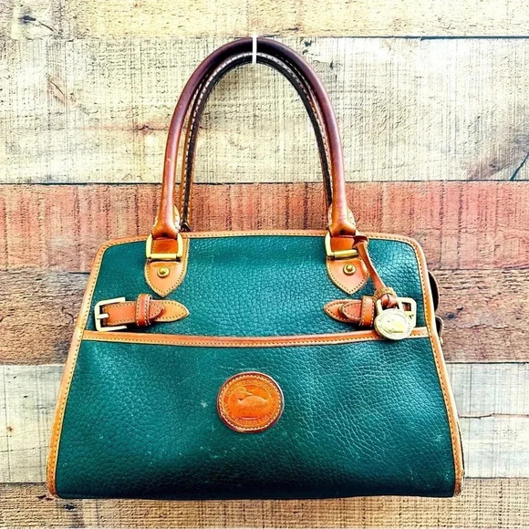 Dooney & Bourke Handbags - Dooney & Bourke Vintage Leather Satchel/Shoulder Bag